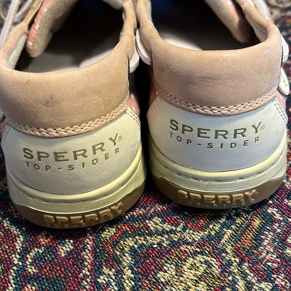 Sperry Top-Sider Tan Leather Memory Foam Cushioned Boat Shoes Loafers size 8.5 - Picture 5 of 15